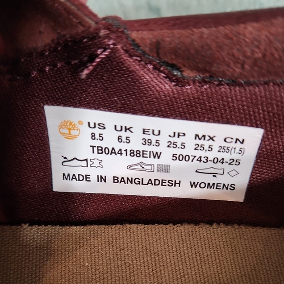 Women's Stone Street Platform Buckle Shoe in Burgundy 8.5 - Picture 4 of 5